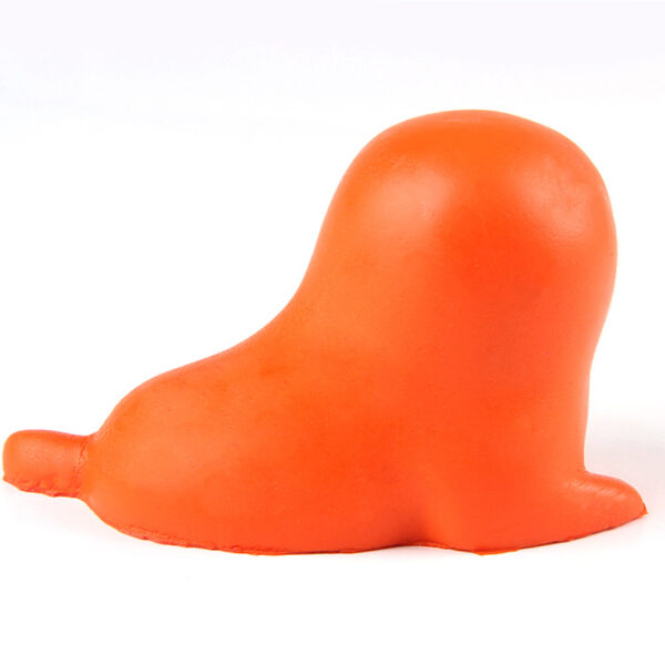 Cute Orange Sea Lion Shaped Stress Reliever