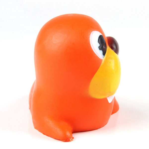 Cute Orange Sea Lion Shaped Stress Reliever