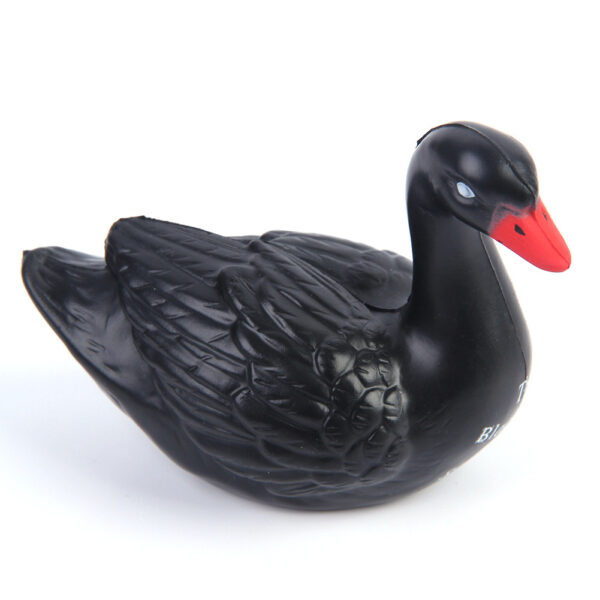 PU Foam Black Swan Shaped Stress Reliever