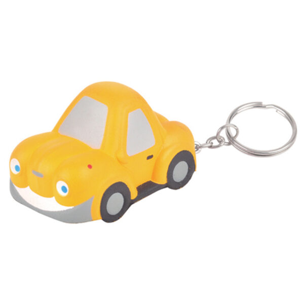 PU Foam Little Small Car Shaped Stress Reliever with Keychain