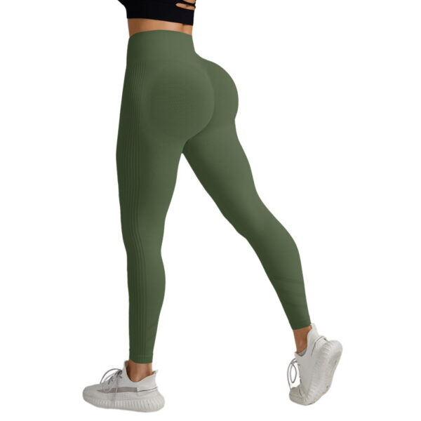 High-waisted and Breathable Peach Butt Yoga Pants