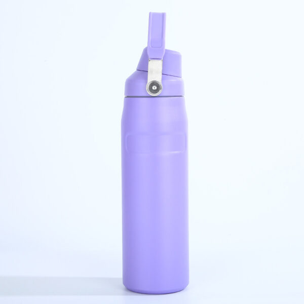 16oz Stainless Steel Handheld Insulated Crooked Mouth Sports Bottle