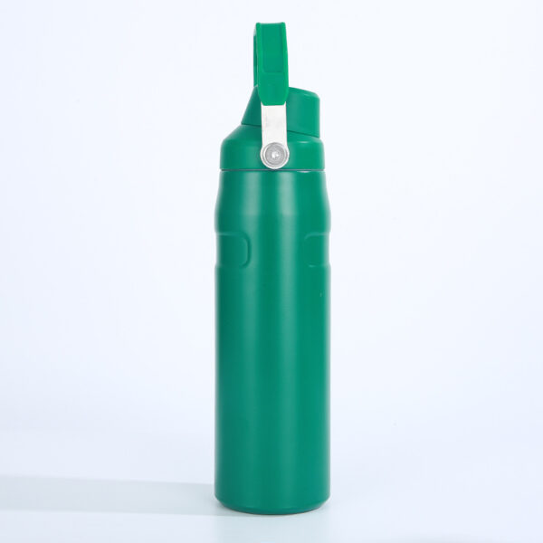 16oz Stainless Steel Handheld Insulated Crooked Mouth Sports Bottle