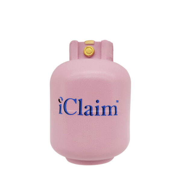 PU Foam Gas Canister Shaped Stress Reliever with Customized Logo