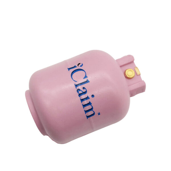 PU Foam Gas Canister Shaped Stress Reliever with Customized Logo