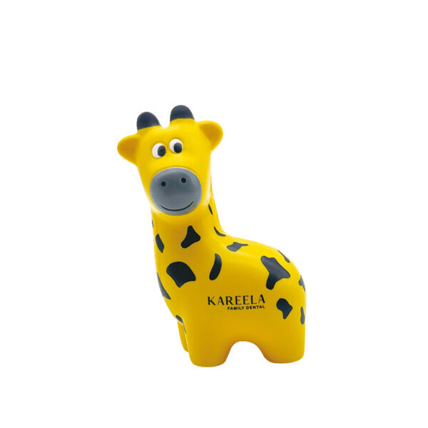 PU Foam Yellow Sika Deer Shaped Stress Reliever