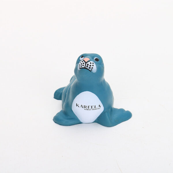 PU Foam Sea Lion Shaped Stress Reliever with Customized Logo