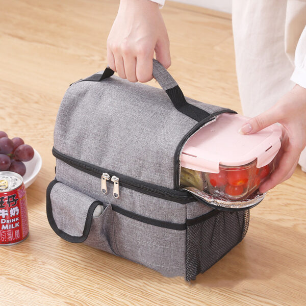 Customizable Lunch Double Insulated Bag