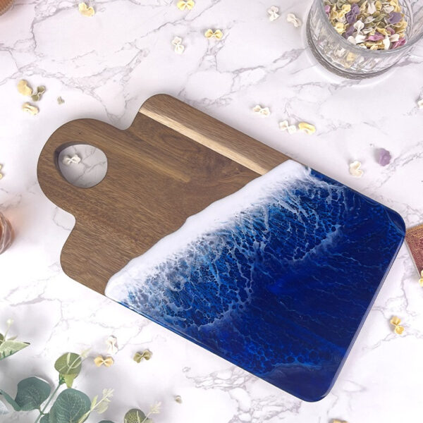 Wave Resin Cutting Board 13.8*7.9*0.6 inches