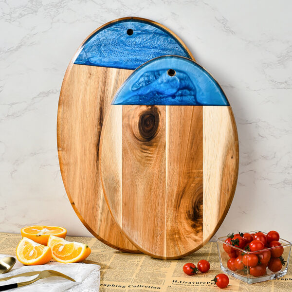 Wave Resin Cutting Board 15.75*10.24*0.7 inches