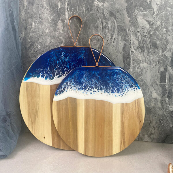 Wave Resin Cutting Board 14.9*11.8*0.6 inches