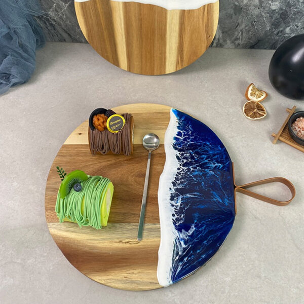 Wave Resin Cutting Board 14.9*11.8*0.6 inches