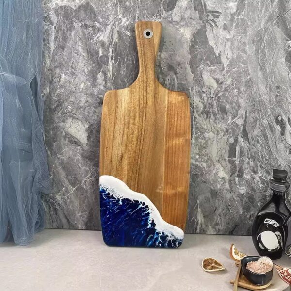 Wave Resin Cutting Board 18.8*7.5*0.7 inches