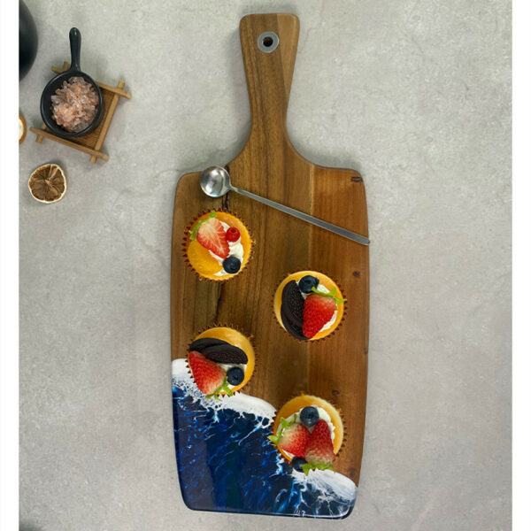 Wave Resin Cutting Board 18.8*7.5*0.7 inches