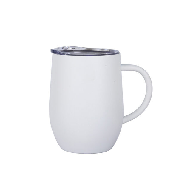 12 Oz Stainless Steel Camping Mug With Handle