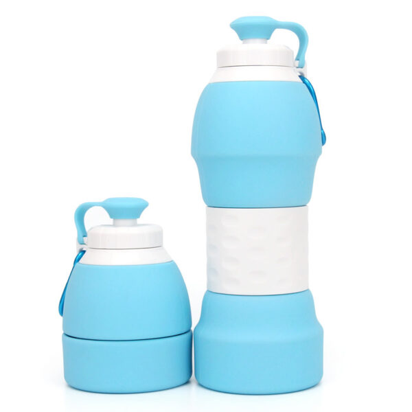 20oz Collapsible Silicone Reusable Portable Water Bottle