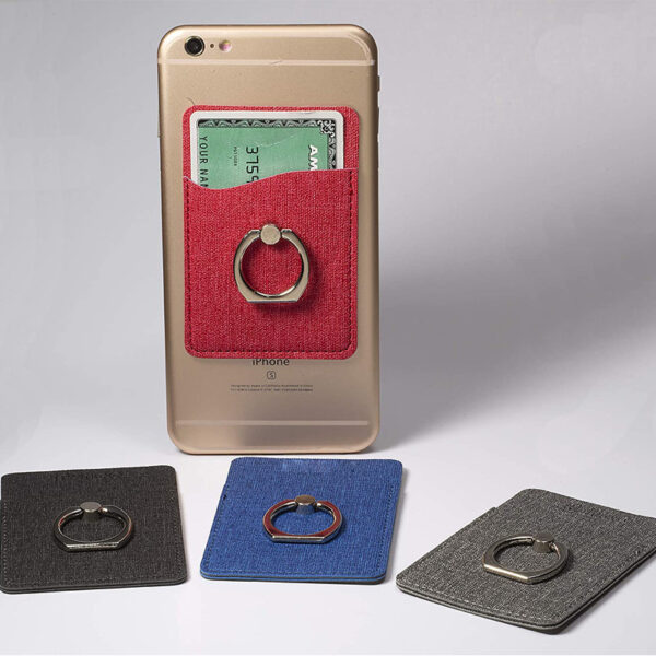 Universal Wallet ID Finger Ring Stand