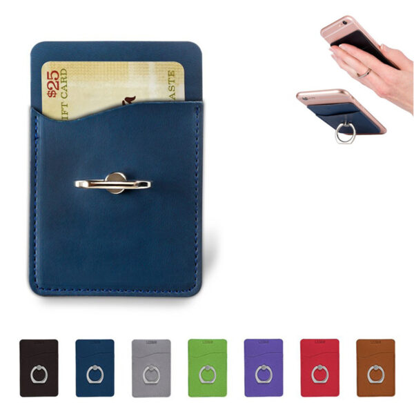 Universal Wallet ID Finger Ring Stand