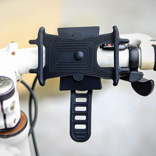 Silicone Biking Phone Cradle Handlebar Clamp