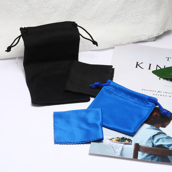 Multi-colored Microfiber Sunglasses Pouch