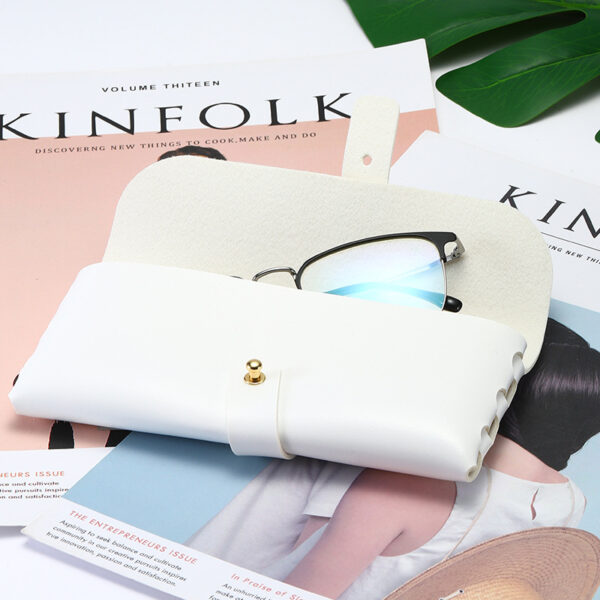 Portable PU Eyeglasses Pouch