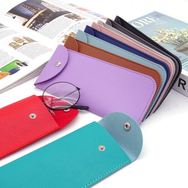 Simple PU Eyeglasses Pouch