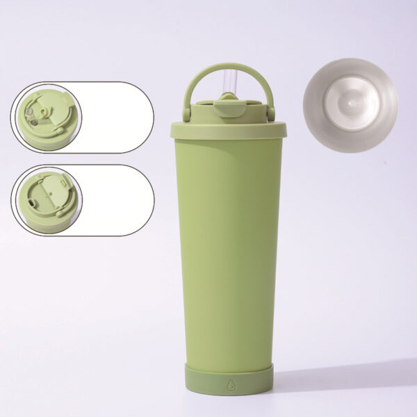 24oz Ceramic Insulated Tumbler with Straw