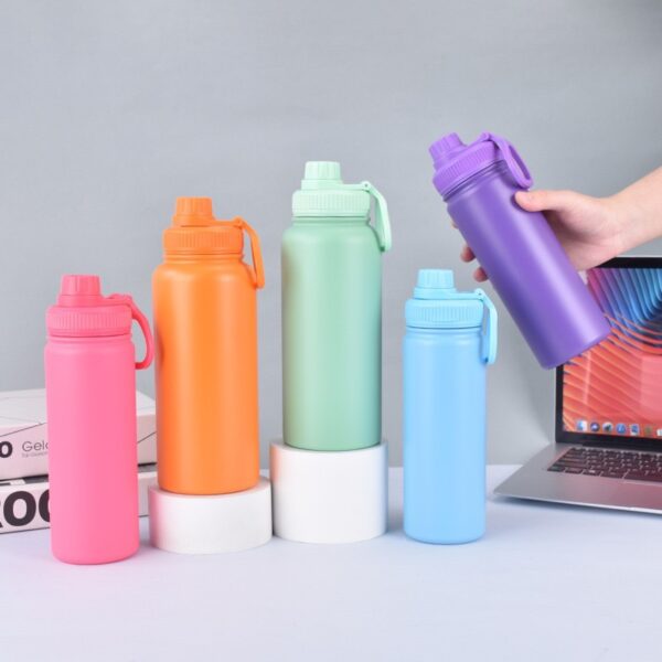 18oz New Stainless Steel Insulated Active Water Bottle w/ Spout Lid