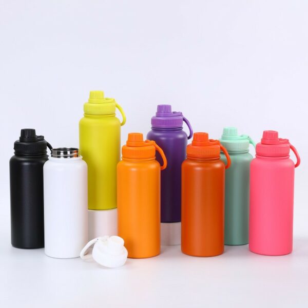 18oz New Stainless Steel Insulated Active Water Bottle w/ Spout Lid