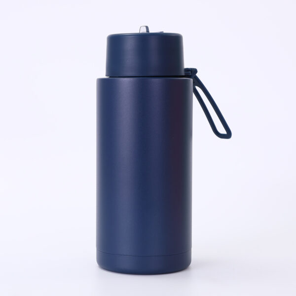 32oz Large Capacity Stainless Steel Thermos with Silicone Handle And Straw