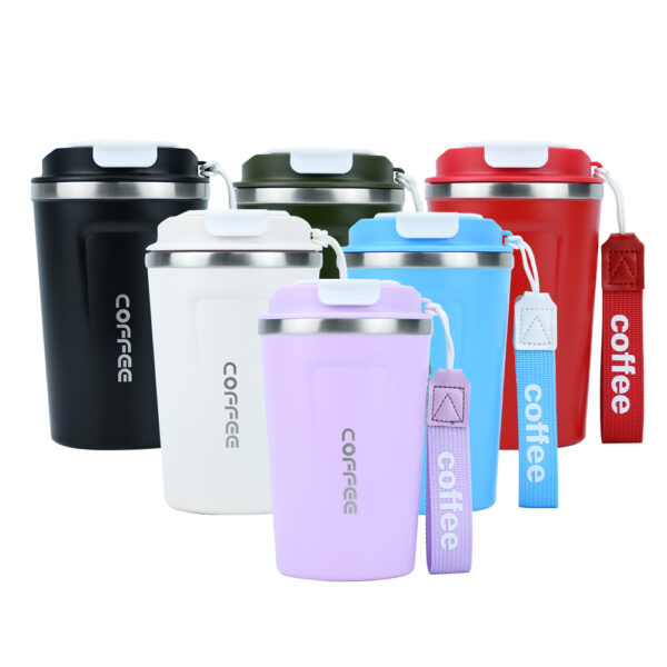 Portable Stainless Steel Insulated Coffee Vacumm Bottle-12 oz