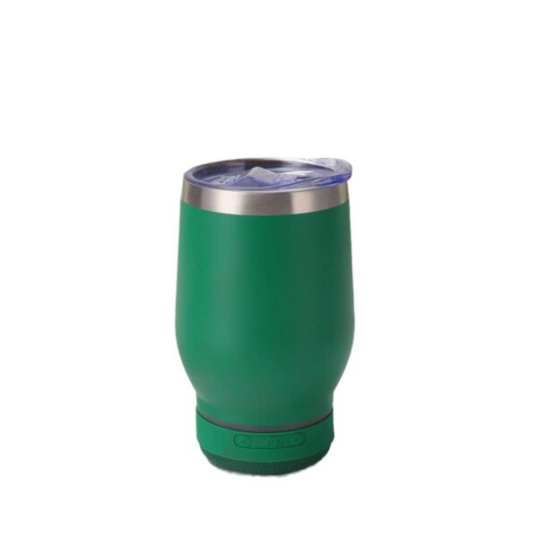 Bluetooth Audio Portable Eggshell Thermos Cup-12oz