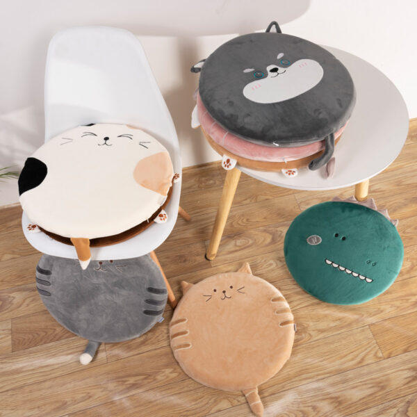 Cute Round Animals Relaxing Customizable Cushion