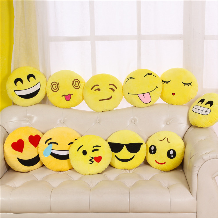 Novolinepromo Funny Emoji Customized Toy Cushion Throw Pillow