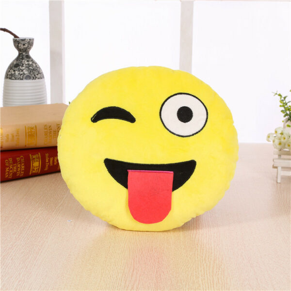 Funny Emoji Customized Toy Cushion Throw Pillow