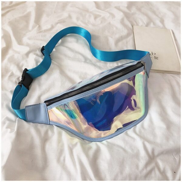 PVC Waterproof Hologram Laser Fanny Pack