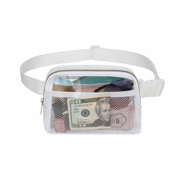 Stadium Approved Clear PVC Fanny Pack Crossbody Bags