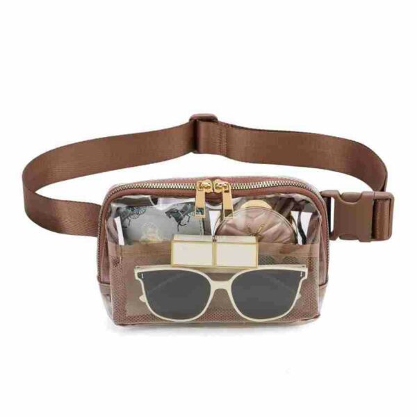 Stadium Approved Clear PVC Fanny Pack Crossbody Bags