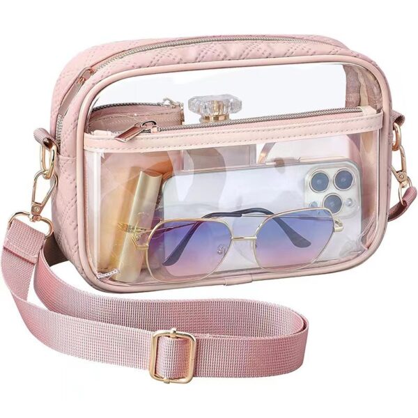 Stadium Approved Clear PVC Fanny Pack Crossbody Bags