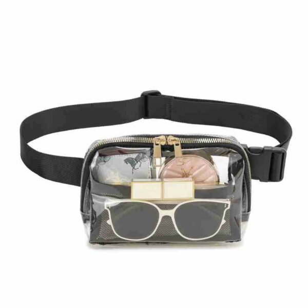 Stadium Approved Clear PVC Fanny Pack Crossbody Bags