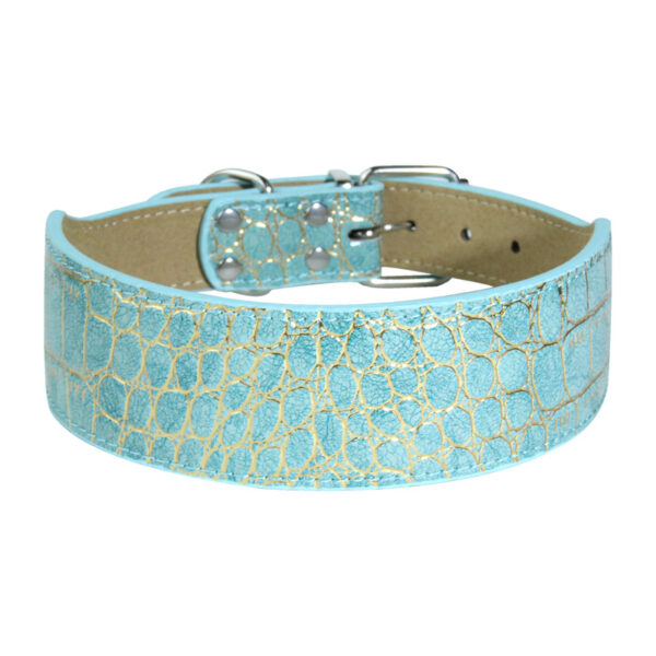 Large Dog Crocodile Pattern Pet Collar