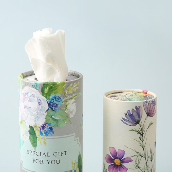 Full Color Printing 2 Ply Napkin Canister