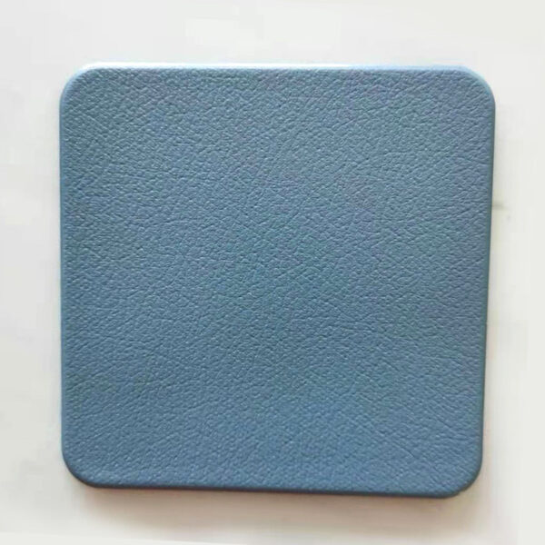 PVC Foam Leather Coaster