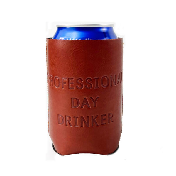 Customized Embossed Leatherette Beverage Holder