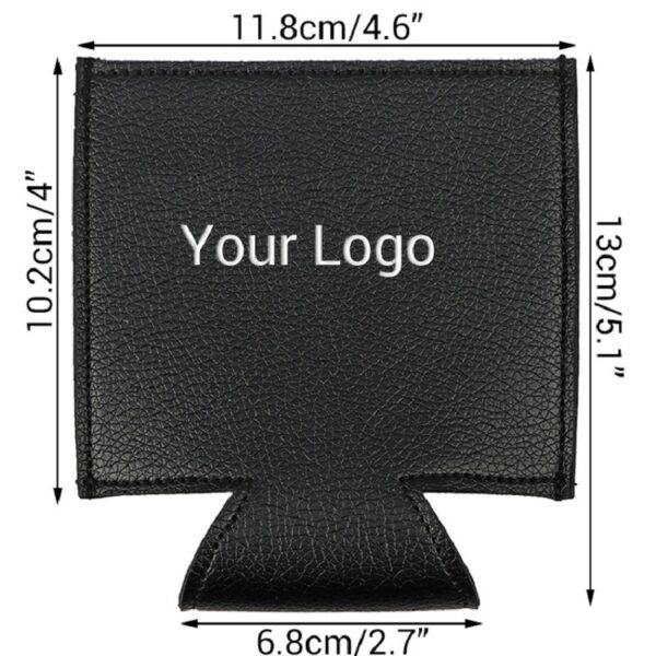 Laserable Magnetic Leatherette Beverage Holder