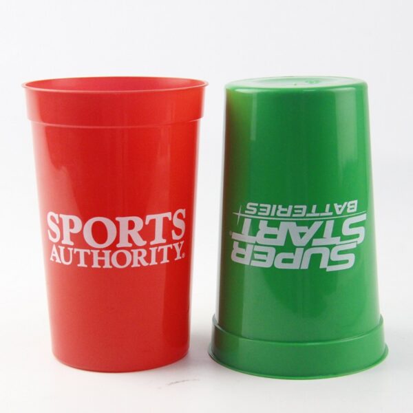 Custom Big Game Plastic Stadium Cup-20oz