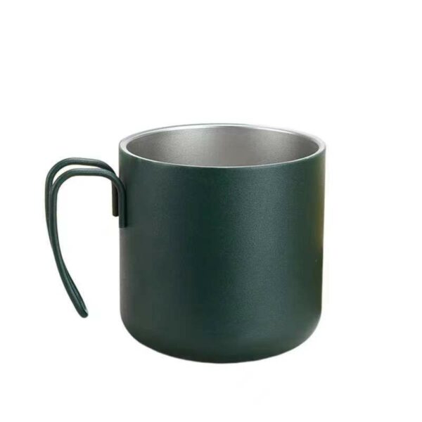 Stainless Steel Coffee Mug With Handle-12oz