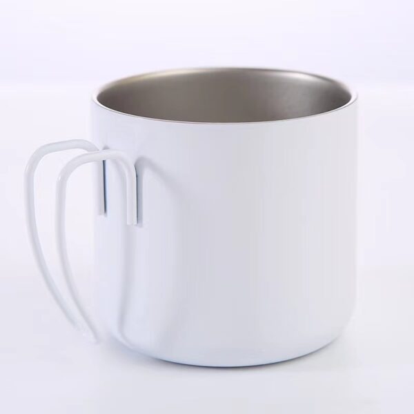 Stainless Steel Coffee Mug With Handle-12oz