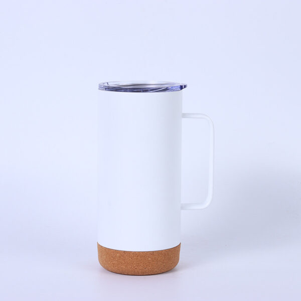 Vacuum Double Insulated Mug/ Tumblers with Cork Bottom-16oz