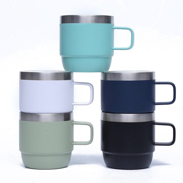 Solid Color Stainless Steel Coffee Mug-6oz